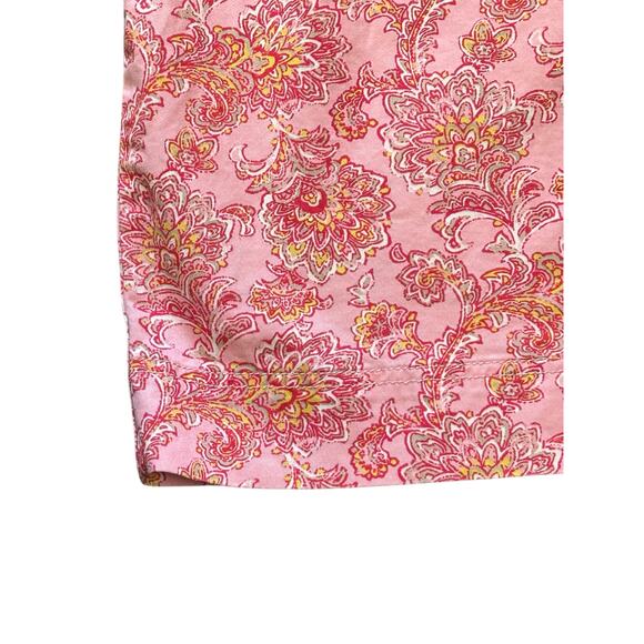 Lands’ End Women’s Paisley Knee-Length Skirt – Plus Size 18W – Pink - Picture 7 of 9